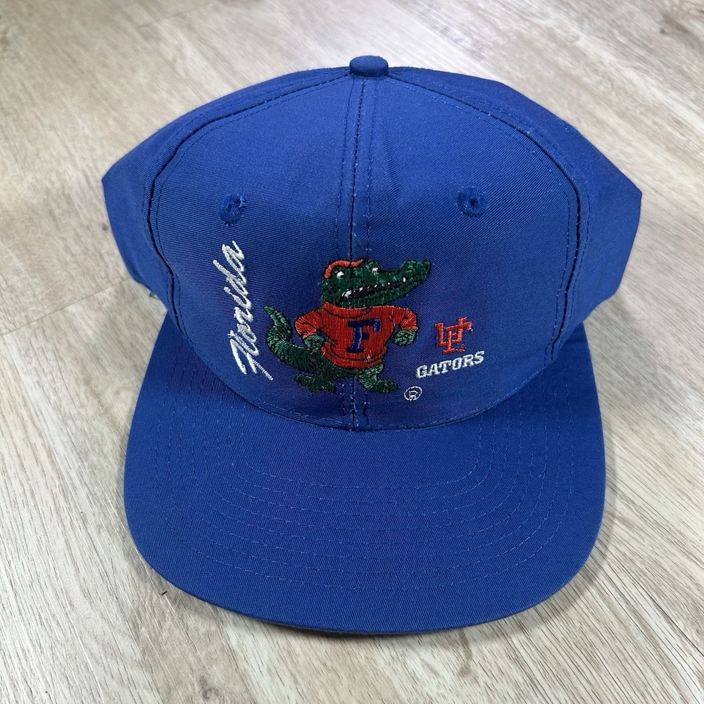 VTG Florida Gators Snapback Hat NCAA‎ College Front Row Blue Cap